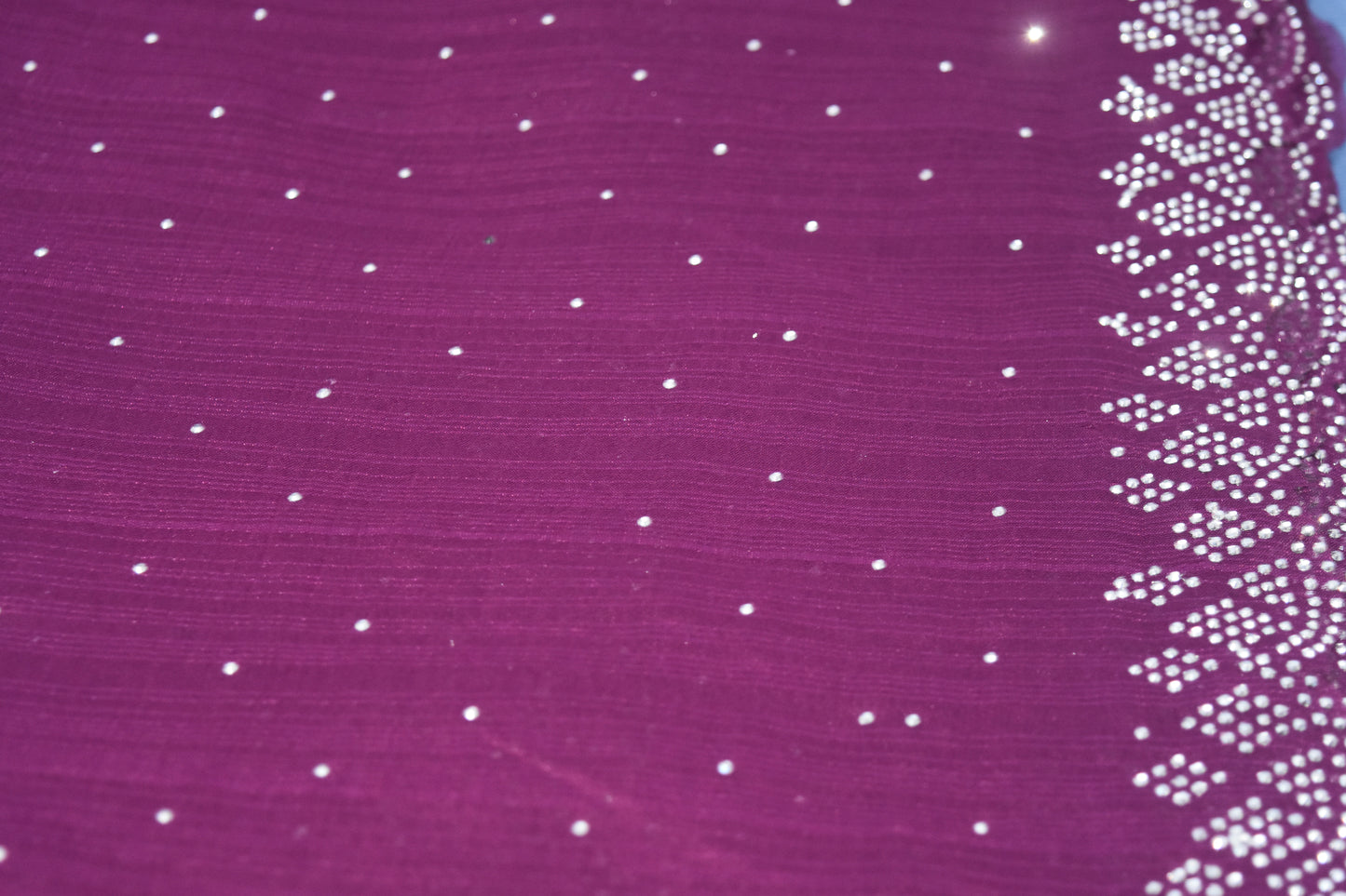 GEORGETTE SAREE WITH CUTWORK DESIGN