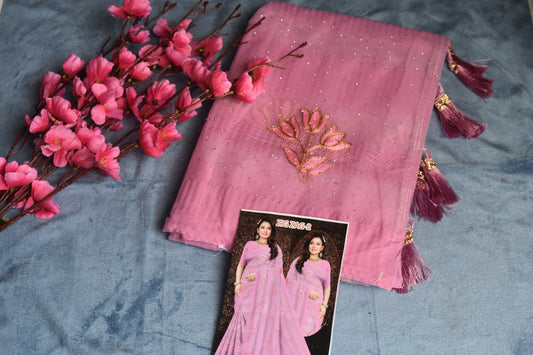 ZIG ZAG NETTED SAREE